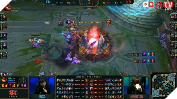 All-Star 2017: Đánh bại Hàn Quốc với tỷ số 2-1, siêu sao Trung Quốc tiến thẳng tới chung kết