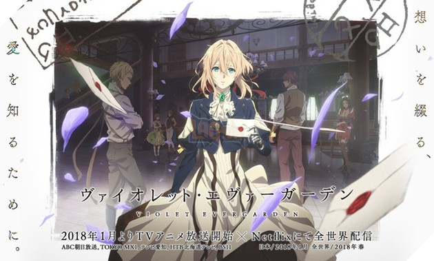 Choáng ngợp với bom tấn anime "Violet Evergarden" của xưởng Kyoto Animation