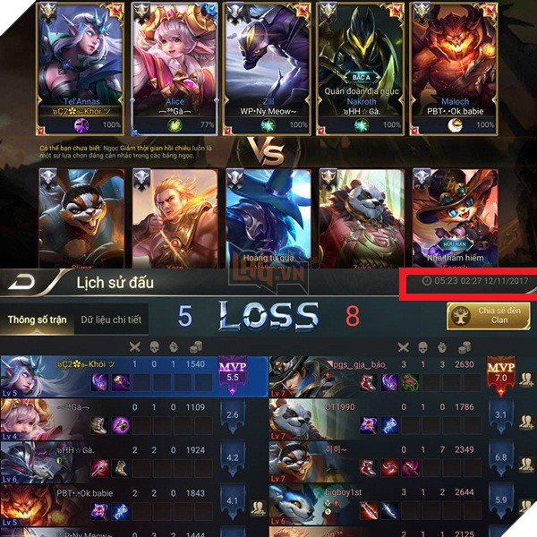 Liên Quân Mobile: Vấn hạn hack lag hoành hành, Cao Thủ hay Thách Đấu cũng đại bại sau vài phút