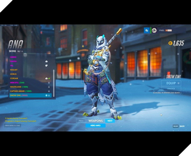 Overwatch Winter Wonderland 2017 đã chính thức mở cửa cùng hàng loạt skin và chế độ chơi mới 5