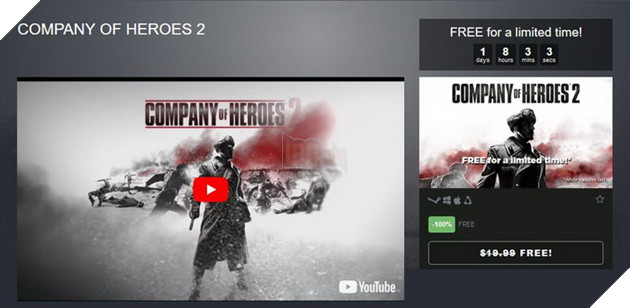 Siêu phẩm Company of Heroes 2 mở miễn phí, nhận ngay kẻo lỡ 2