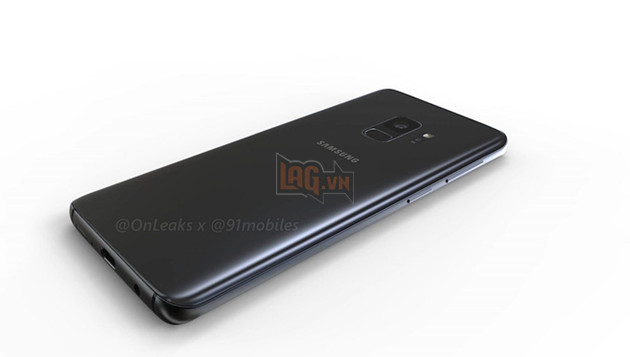 Lộ ảnh render Galaxy S9: Cảm biến vân tay đặt ở vị trí mới, vẫn chỉ có 1 camera sau