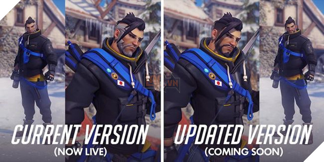 Chiều lòng fan Overwatch, Blizzard thay đổi nhẹ skin của Hanzo
