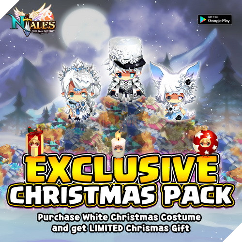 NTales: Child of Destiny - Tựa game 2D chibi cực cute mở máy chủ Global kèm chuỗi sự kiện Giáng Sinh 4