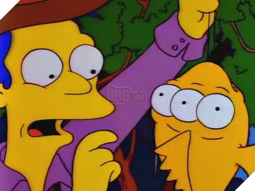 
Cá ba mắt trong Simpson 
