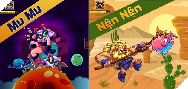 Ngôi Sao Bộ Lạc ra mắt 2 nhân vật mới - Nện Nện và Mu Mu cùng bộ kĩ năng đặc biệt