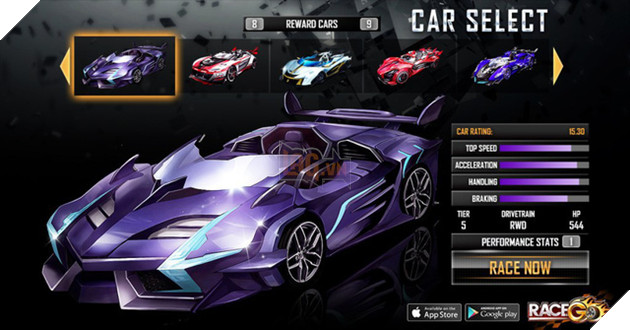 Race Go - Game đua xe trực tuyến bất ngờ đổ bộ các nước Đông Nam Á