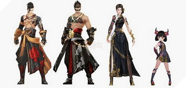 VLTK Mobile gói gọn dạng cơ thể nhân vật xuống còn 4 kiểu cho tất cả các class 4