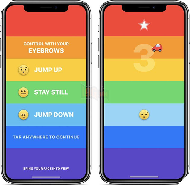Tựa game iPhone X dùng lông mày để chơi gây sốt này đảm bảo bạn sẽ hết buồn ngủ ngay lập tức - Ảnh 1.