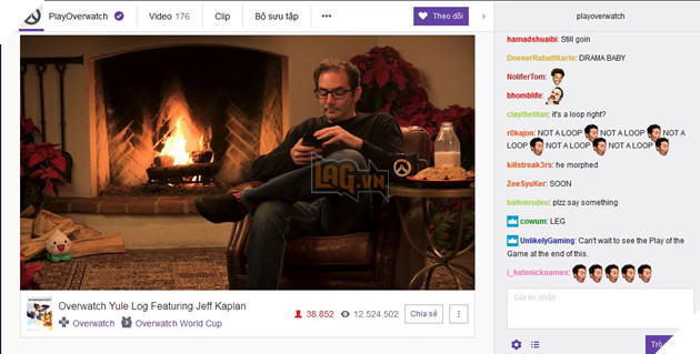 Jeff Kaplan gánh Overwatch lên top 3 Twitch với trò troll ngày Giáng Sinh 2