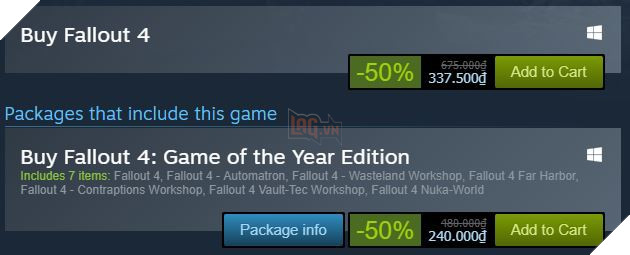 Lạ đời Steam bán game bằng tiền Việt kiểu hài hước: Đầy đủ DLC giá còn rẻ hơn cả game gốc!