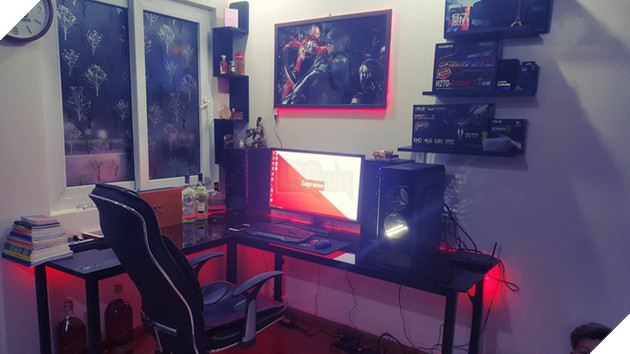 Những góc chơi game siêu lung linh của game thủ Việt đang chờ đón năm mới