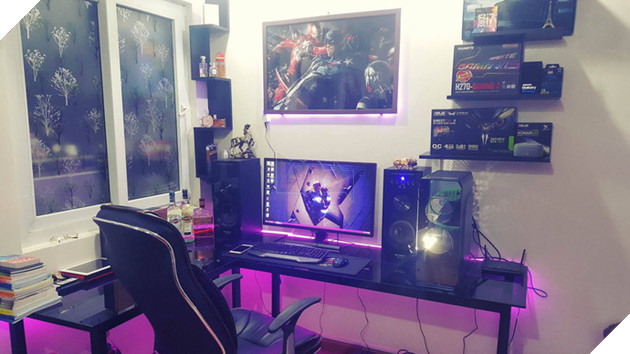 Những góc chơi game siêu lung linh của game thủ Việt đang chờ đón năm mới