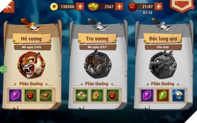 Cùng Võ Tòng đánh hổ trong phiên bản Hảo Hán Ca Mobile 2