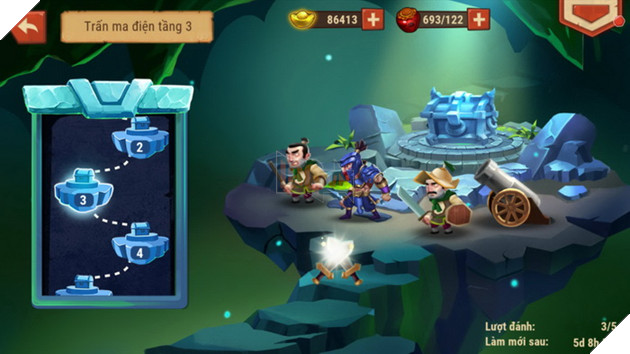 Cùng Võ Tòng đánh hổ trong phiên bản Hảo Hán Ca Mobile 3