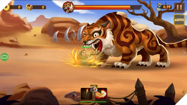 Cùng Võ Tòng đánh hổ trong phiên bản Hảo Hán Ca Mobile