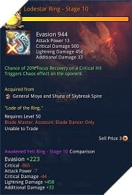 BnS: Loot, rương và chỉ số trang sức trong phụ bản Vua Quạ Skybreak Spike  10