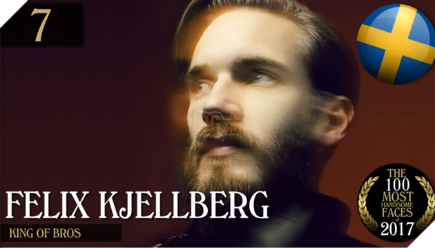 Ông hoàng YouTube PewDiePie lọt top 100 gương mặt đẹp trai nhất 2017, đứng trên cả David Beckham và Leonardo DiCaprio