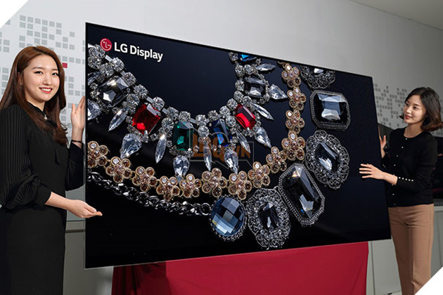 LG trình diễn màn hình OLED 88 inch 8K đầu tiên trên thế giới