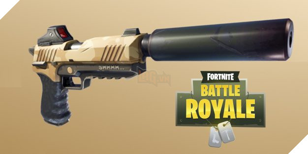 Silenced Pistol - một trong hai món vũ khí duy nhất được dùng trong Sneaky Silencer