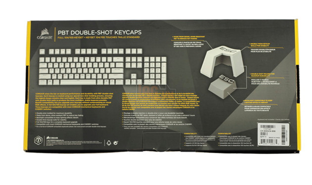 Trên tay set keycap PBT Double-Shot trắng tinh khôi đến từ Corsair: Cực hợp với K95 RGB Gunmetal 2