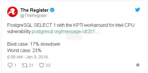 Phát hiện lỗ hổng bảo mật nghiêm trọng trong tất cả các bộ vi xử lý Intel, bắt buộc Windows và macOS phải thiết kế lại với hiệu suất giảm đáng kể 2