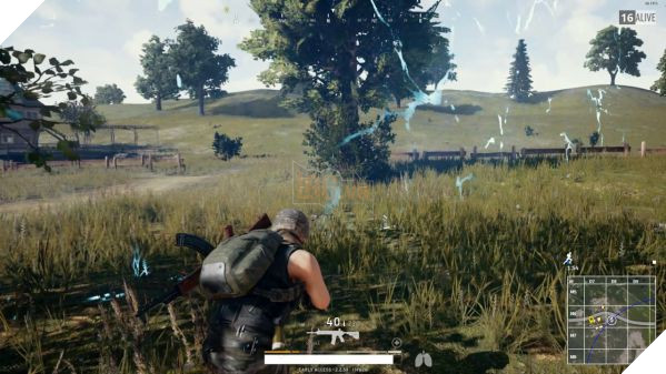 
Thấy vòng bo chưa, hãy nhanh chóng chạy vào khu an toàn nếu không muốn quit game sớm nhé
