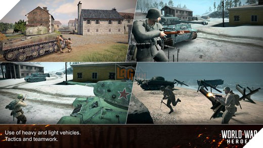 World War Heroes - FPS mobile siêu đẹp có lối chơi cực giống Call of Duty, hỗ trợ cả Tiếng Việt