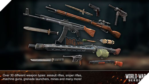 World War Heroes - FPS mobile siêu đẹp có lối chơi cực giống Call of Duty, hỗ trợ cả Tiếng Việt