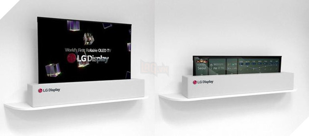  CES 2018 LG ra mắt màn hình OLED 65 inch có thể cuộn tròn đầu tiên trên thế giới