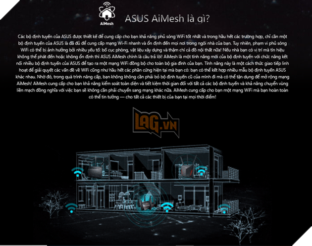 AiMesh: Công nghệ WiFi mới, leo 3 tầng lầu chơi game mobile vẫn không lo giật lag hay đứt kết nối