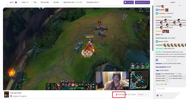 Hơn 300 nghìn người xem trực tiếp Tyler1 trên Twitch