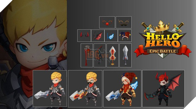 Hello Hero: Epic Battle - Siêu phẩm 3D cực hot trên Facebook mở đăng ký cho game thủ Việt