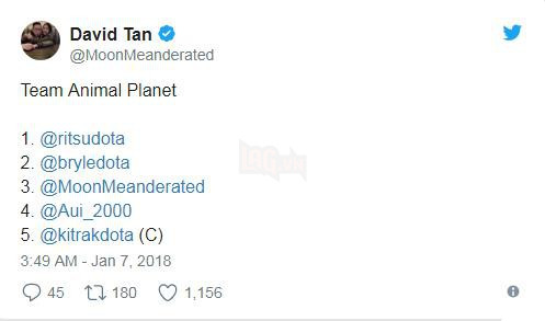 DOTA 2: Aui_2000 và MoonMeander tham gia vào Team Animal Planet