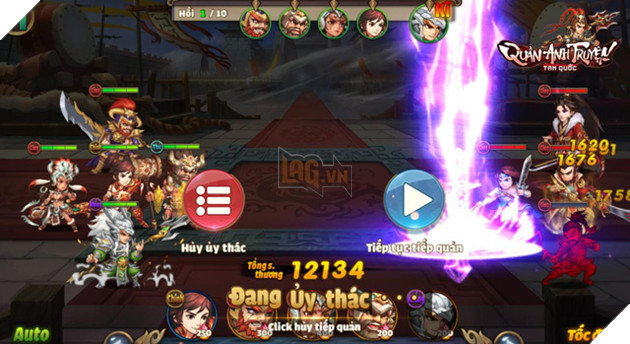 Ủy thác trong Tam Quốc Quần Anh Truyện giúp người chơi tiết kiệm thời gian, công sức vô cùng tiện lợi mà nhiều game không có