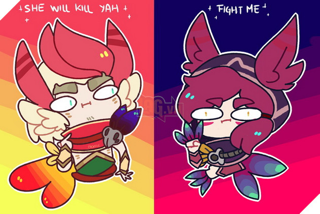 LMHT: Riot Games chỉnh sửa thêm trang phục Rakan/Xayah Valentine theo lời kêu gào của game thủ 4