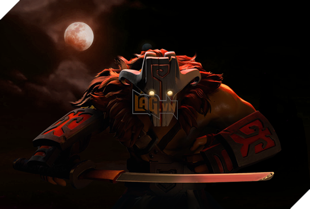 
Juggernaut trong DOTA 2 có vẻ không đào hoa như DOTA
