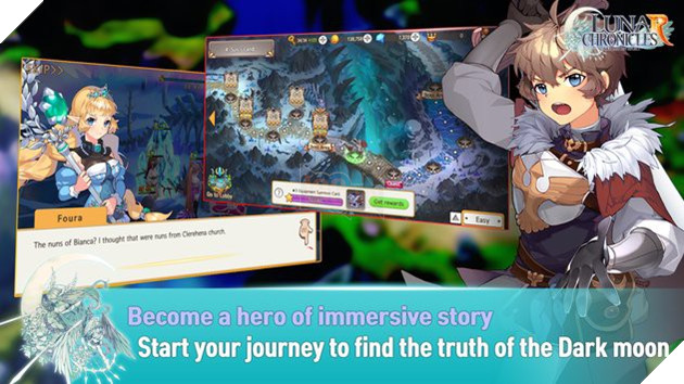 Tải ngay Luna Chronicles R - Game nhập vai đồ họa Anime đặc trưng của Nhật Bản