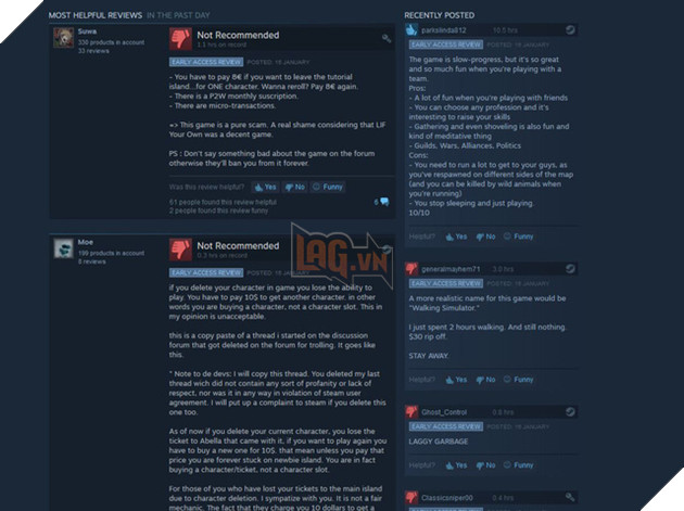 Ra mắt được vài ngày, Life is Feudal: MMO bị ném cả tấn gạch vì hút máu còn hơn cả Ma Cà Rồng