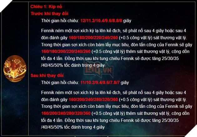 Liên Quân Mobile: Hàng loạt thay đổi sức mạnh tướng đáng chú ý trong bản cập nhật kế tiếp 7