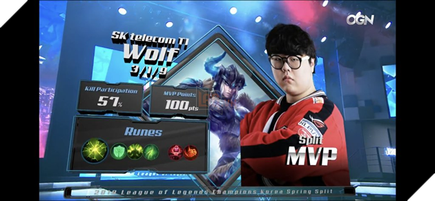 Wolf giành được MVP cùng với Sejuani KDA 3/1/9