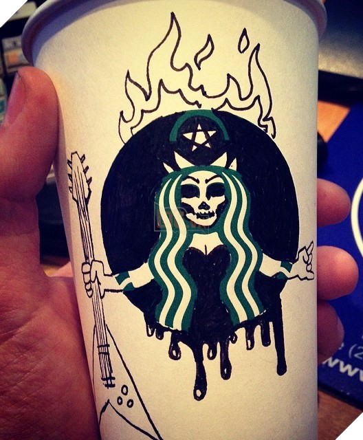 Từ Logo của Starbucks, cư dân mạng đã tạo ra những thiết kế vô cùng ấn tượng