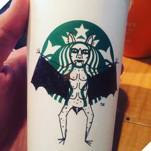 Từ Logo của Starbucks, cư dân mạng đã tạo ra những thiết kế vô cùng ấn tượng