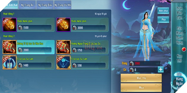 Cộng đồng VLTK Mobile sôi nổi hơn với ngoại trang Ti Lộ Lưu Sa 2