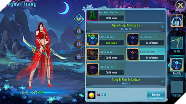 Cộng đồng VLTK Mobile sôi nổi hơn với ngoại trang Ti Lộ Lưu Sa 6