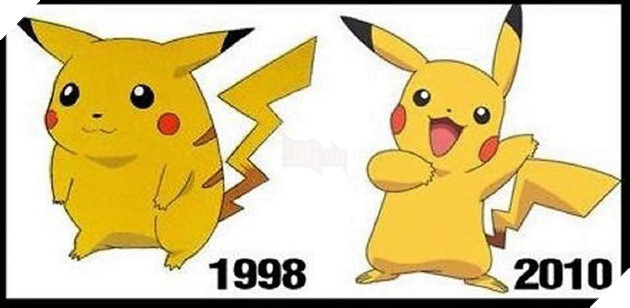 
Dễ dàng so sánh hai phiên bản gầy và béo của Pikachu

