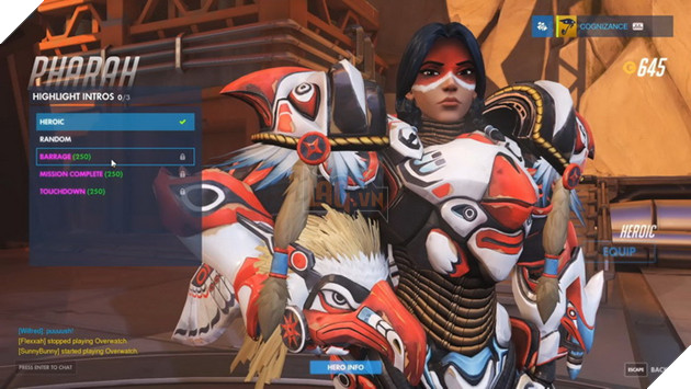 Overwatch: Asp Pharah sẽ chính thức là skin Legendary trong bản cập nhật tiếp theo 4