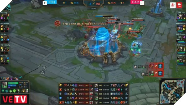 LMHT: Ra mắt dàn tân binh siêu khủng, GAM hủy diệt hoàn toàn FFQ 2-0, QTV chính thức...xuống tóc