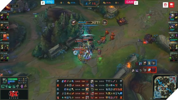 LMHT: Ra mắt dàn tân binh siêu khủng, GAM hủy diệt hoàn toàn FFQ 2-0, QTV chính thức...xuống tóc