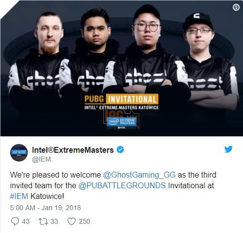 Đây là các đội tuyển sẽ tranh tài tại PUBG Invitational diễn ra tại IEM Katowice 2